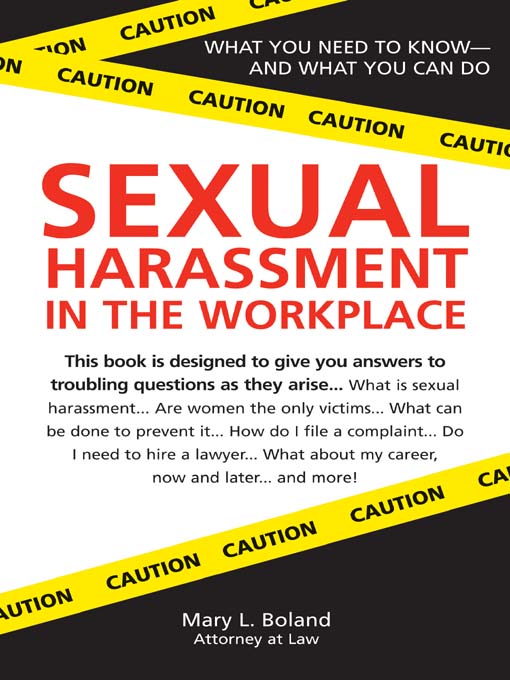 Title details for Sexual Harassment in the Workplace by Mary L. Boland - Available